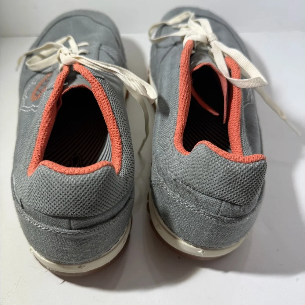 Astral Men’s Stylish Gray Sneakers with Orange Accents size 9.5